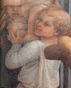 Details of  Madonna and Child with Two Angels Fra Filippo Lippi
